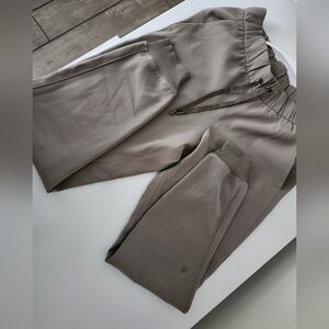 Grey Lululemon On The Fly Joggers